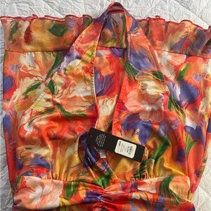 Floral Halter Dress